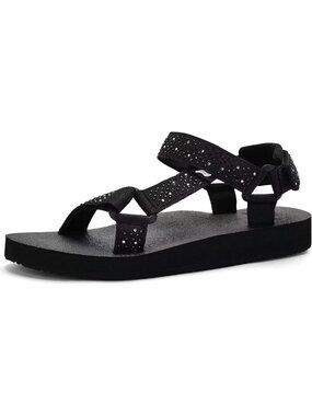 Women's Black Diamond Yoga Mat Insole Light Weight Outdoor Hiking Sandal Shoes